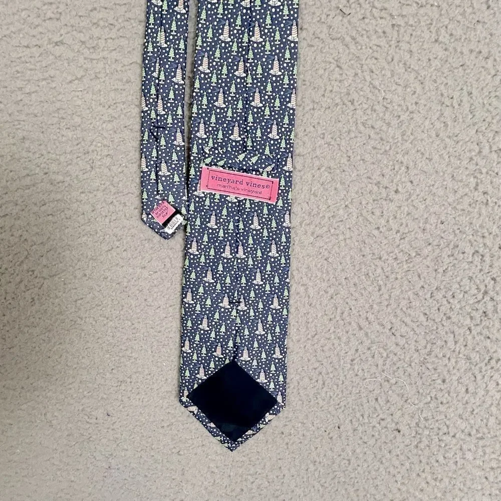 Vineyard Vines silk Blue Patterned Men's Tie